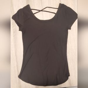 Strappy detail shirt